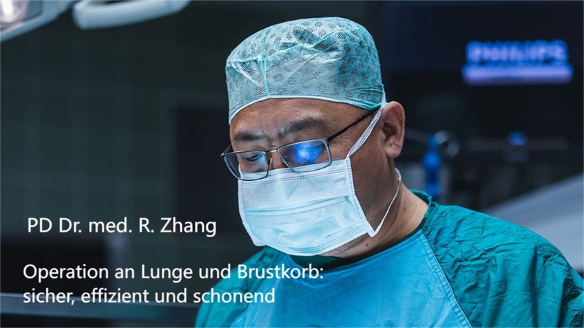 PD Dr. med. R. Zhang, Facharzt für Thoraxchirurgie